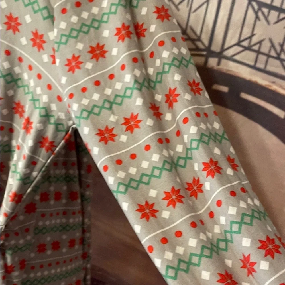 Cozy Gray and Red Women's Pajama Set - Picture 7 of 13